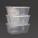 Fiesta Recyclable Plastic Microwavable Containers with Lid additional 45