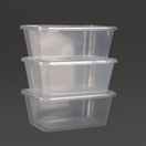 Fiesta Recyclable Plastic Microwavable Containers with Lid additional 8