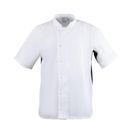 Whites Nevada Unisex Chefs Jacket Black &amp; White - Short Sleeve additional 2