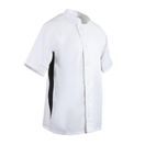 Whites Nevada Unisex Chefs Jacket Black &amp; White - Short Sleeve additional 18