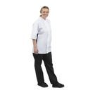 Whites Nevada Unisex Chefs Jacket Black &amp; White - Short Sleeve additional 29
