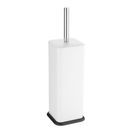 Jantex Square Toilet Brush and Holder - White additional 2