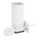 Jantex Square Toilet Brush and Holder - White additional 3
