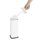Jantex Square Toilet Brush and Holder - White additional 4