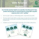 Swantex 25cm 2ply White Cocktail Napkins additional 3