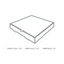 Vegware BOX031A 12" Brown Kraft Pizza Box additional 4