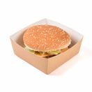 go-pak Kraft 4" Square Tray additional 1