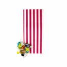 4 x 7 x 9.5" Pink Striped Gusseted Candy Bag Pick n Mix additional 2