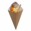 Colpac Large Kraft Paperboard Cone With Dip Corner 10073 additional 1