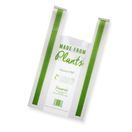 Vegware VCB-2 Compostable PLA Eco Friendly Carrier Bag - 29 x 39 x 15cm additional 1