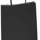 Medium Paper Carrier Twist Handle Black 32cm x 41cm x 12cm additional 1