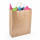 Medium Brown Kraft Paper Carrier Bags Twist Handle 32cm x 41cm x 12cm additional 1