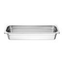 Vogue Stainless Steel Gastronorm 2/4 Tray 100mm additional 1