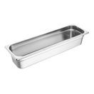 Vogue Stainless Steel Gastronorm 2/4 Tray 100mm additional 2