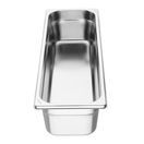 Vogue Stainless Steel Gastronorm 2/4 Tray 100mm additional 3