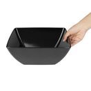 Olympia Kristallon Curved Black Melamine Bowl 11" additional 5