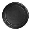 Olympia Cavolo Flat Round Plates Textured Black 220mm additional 1