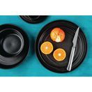 Olympia Cavolo Flat Round Plates Textured Black 220mm additional 6