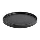 Olympia Cavolo Flat Round Plates Textured Black 220mm additional 7