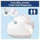 Tork Mini Jumbo Toilet Roll Dispenser White additional 2