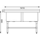 Vogue Double Deep Pot Sink additional 7
