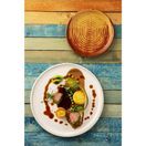 Olympia Canvas Small Rim Round Plates Murano White 265mm additional 2