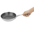 Vogue Tri-Shield Stainless Steel Frying Pan with Clad Coating 20cm additional 4
