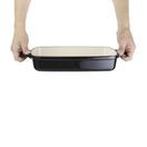 Vogue Black Rectangular Cast Iron Dish 2.8Ltr additional 6