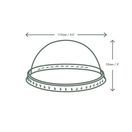 Vegware 115-Series Dome PLA Cold Lid - VL115D additional 3