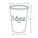 Vegware 16oz White Hot Cup, 89-Series - LV-16 additional 3