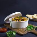 Vegware 185-Series PLA-Lined Paper Lid - VLID185P additional 2