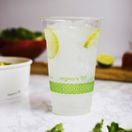 Vegware R600Y 20oz PLA Plain Cold Cup, 96-Series additional 2
