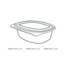 Vegware 24oz PLA Hinged Deli Container - VHD-24 additional 2