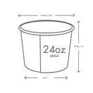 Vegware 24oz Soup Container, 115-Series - - SC-G24 additional 3