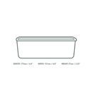 Vegware SBC-24 24oz/750ml Rectangular Black Paper Food Container additional 3