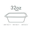 Vegware 32oz/1000ml Gourmet Base (Fits Lid 4) - V4-GB32 additional 3