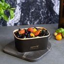 Vegware SBC-34 34oz/1000ml Rectangular Black Food Container additional 2