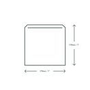 Vegware 7 X 7in Recycled Kraft Flat Bag - 201254S additional 2
