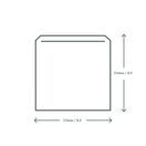 Vegware 8.5 X 8.5in Recycled Kraft Flat Bag - 201243S additional 2