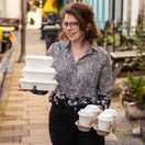 Vegware 8in Square Source-Reduced Bagasse - VB08-SR additional 2