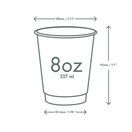 Vegware 8oz Double Wall Black Hot Cup, - VDW-B08 additional 3
