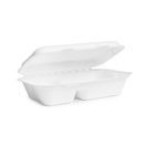 Vegware 9 X 6in Two Compartment Bagasse - B002 additional 1