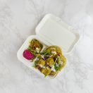 Vegware 9 X 6in Two Compartment Bagasse - B002 additional 2