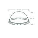 Vegware 90-Series Dome PLA Cold Lid - VL90D additional 3