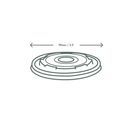 Vegware 90-Series Flat Cpla Hot Lid - VLID90S additional 3