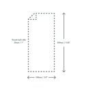 Vegware VGN4 100 X 50 X 350mm Clear Natureflex additional 3