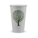 Vegware LV-16-GT 16oz White Hot Cup, 89-Series additional 1