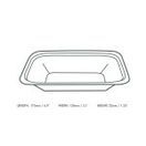 Vegware VW-C2NW 16oz/400ml Medium Nourish Moulded Fibre Chip Tray additional 3