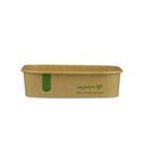 Vegware SKC-16 16oz/500ml Rectangular Kraft Food Container additional 1