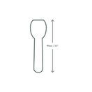 Vegware VP-SP35CW 3.5in/90mm Tutti Frutti Paper Ice Cream Spoon additional 4